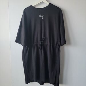 Puma Women's short T-shirt Dress size L Sleeve Long drowning waist relaxed fit